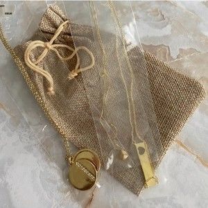 Minimalist Layered Necklace Fashion Jewelry Set